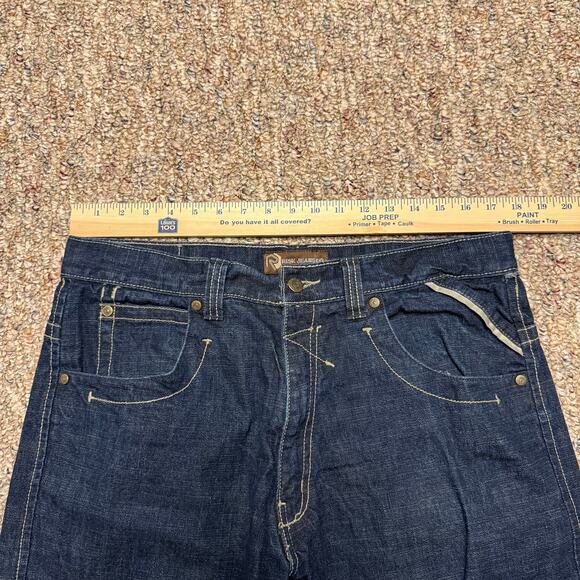 Risk Jeans Co Men's Size 38x32 Baggy Wide Leg Jeans Hip Hop 90s Y2k - Picture 5 of 7